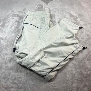 Under Armour Women's MD Medium Project Rock Track Pants Cream Mesh Lined 1373593